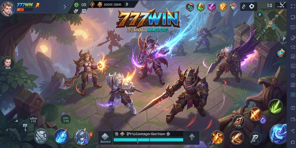 Gameplay seru dan mendalam dalam 777WIN MMORPG.