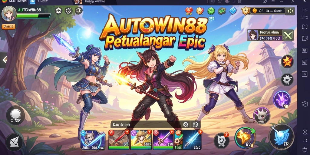 Tampilan menakjubkan dari gameplay Anime yang seru.