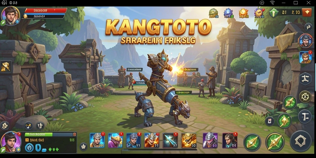 Tampilan gameplay KANGTOTO yang seru dan menarik.