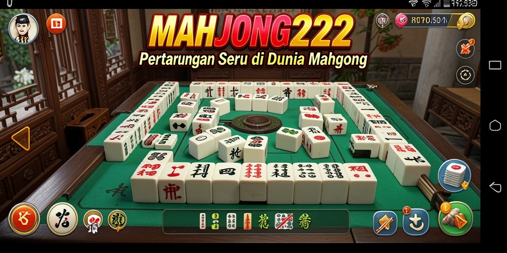 Tangkapan layar utama MAHJONG222 menunjukkan pertarungan intens yang menggembirakan.