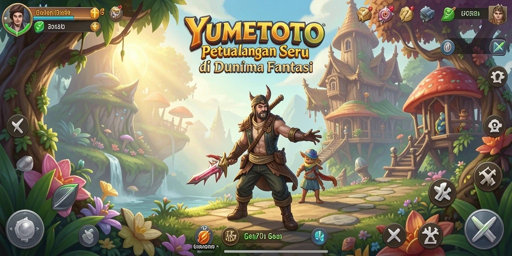 Gameplay YUMETOTO yang penuh tantangan dan petualangan seru.